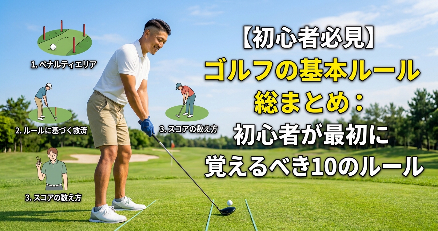 ゴルフの基本ルール総まとめ｜初心者が最初に覚えるべき10のルール
