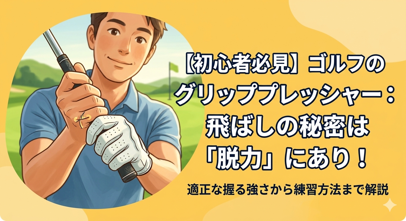 グリッププレッシャーの正しい強さ｜力みをなくしてスイングを安定させる方法